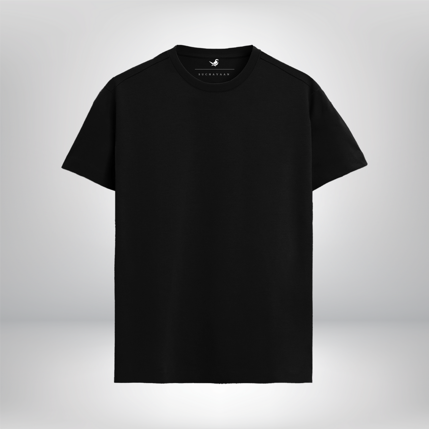 Bold & Plain Black Supima T-shirt!