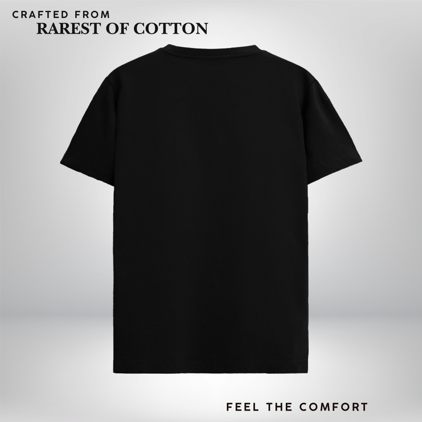 Bold & Plain Black Supima T-shirt!