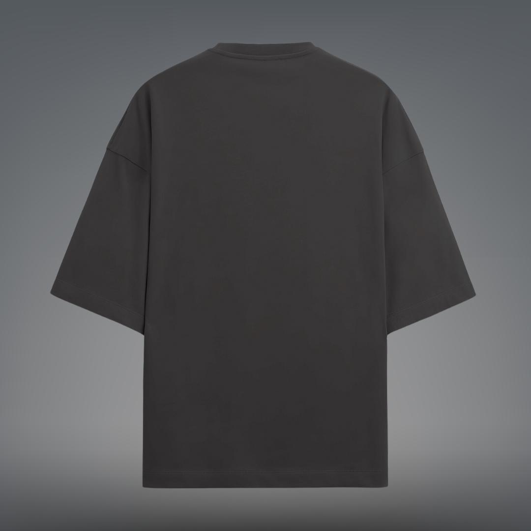 Full Speed Ahead – Minimalist Terry Oversized Speedometer T-Shirt for the Bold and Fast!