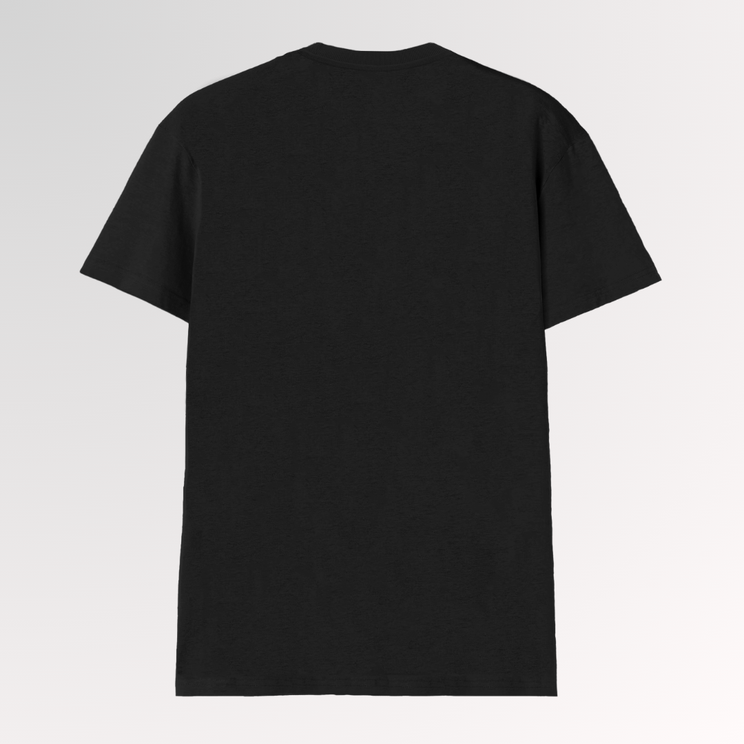 Midnight Black Classic V-Neck T-Shirt – Sleek & Timeless