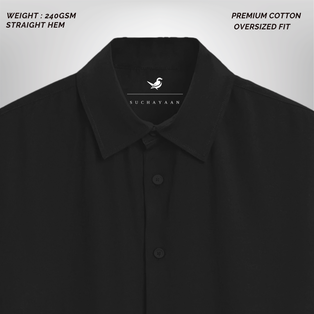 Unmatched Comfort: 240 GSM Oversized Shirt