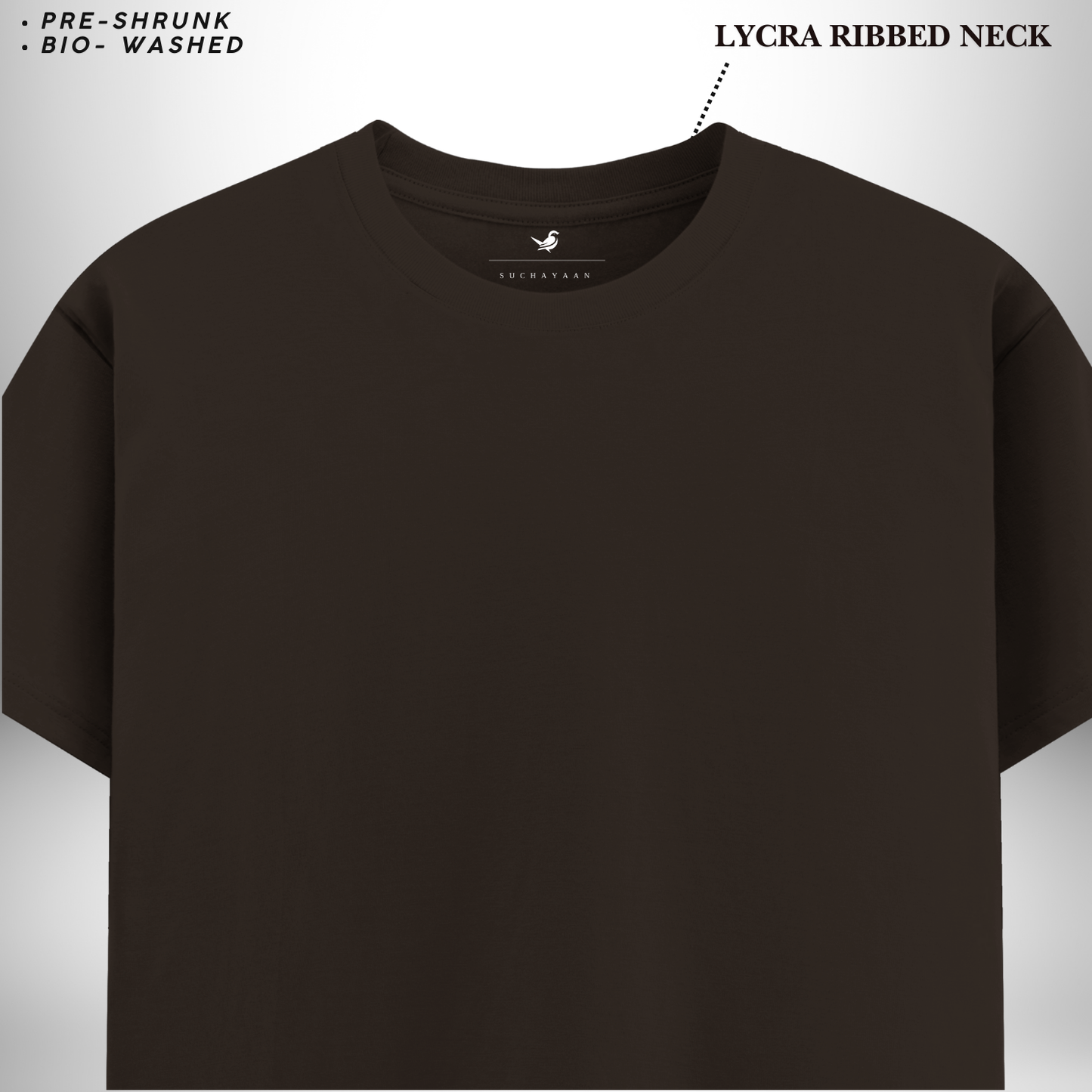 Coffee Brown Round Neck T-Shirt – The Rich Blend of Comfort, Style, and Everyday Sophistication!