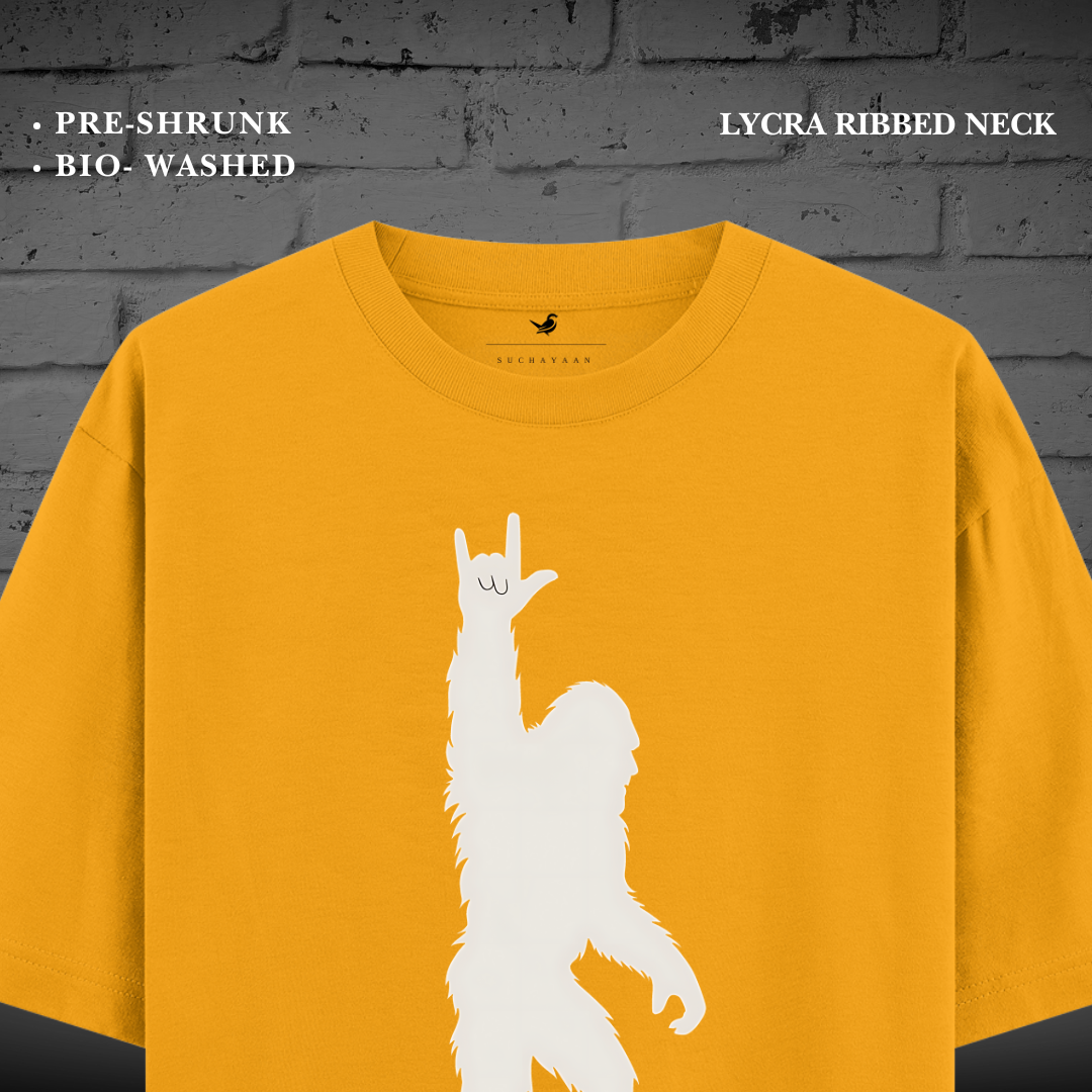 Guerrilla Rockstar Oversized Tee – Rebel in Style!