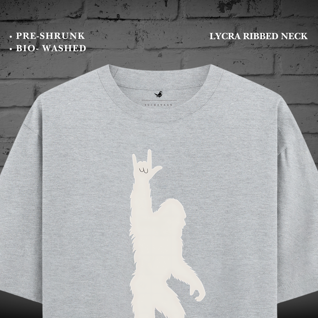 Guerrilla Rockstar Oversized Tee – Rebel in Style!