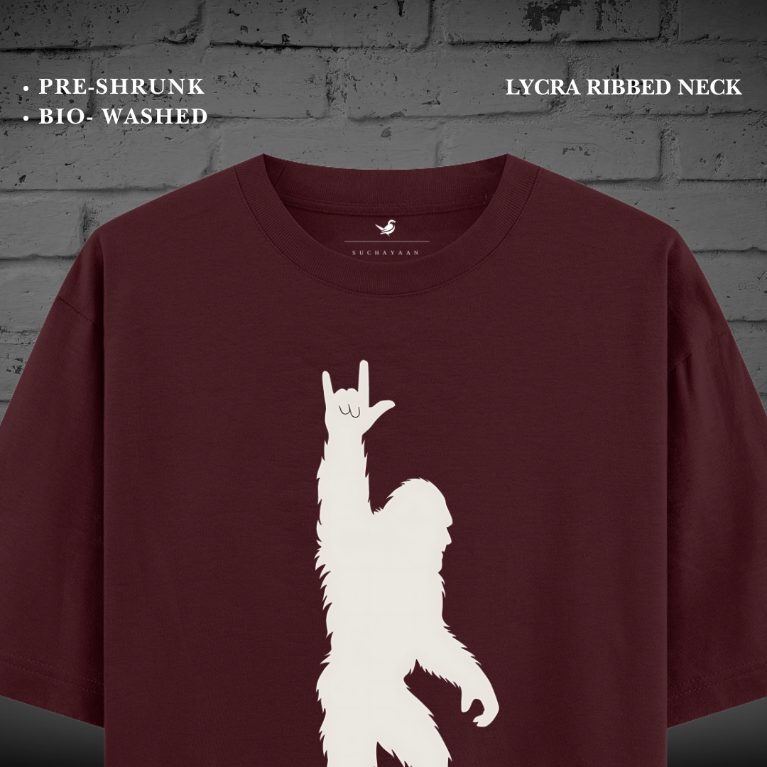 Guerrilla Rockstar Oversized Tee – Rebel in Style!