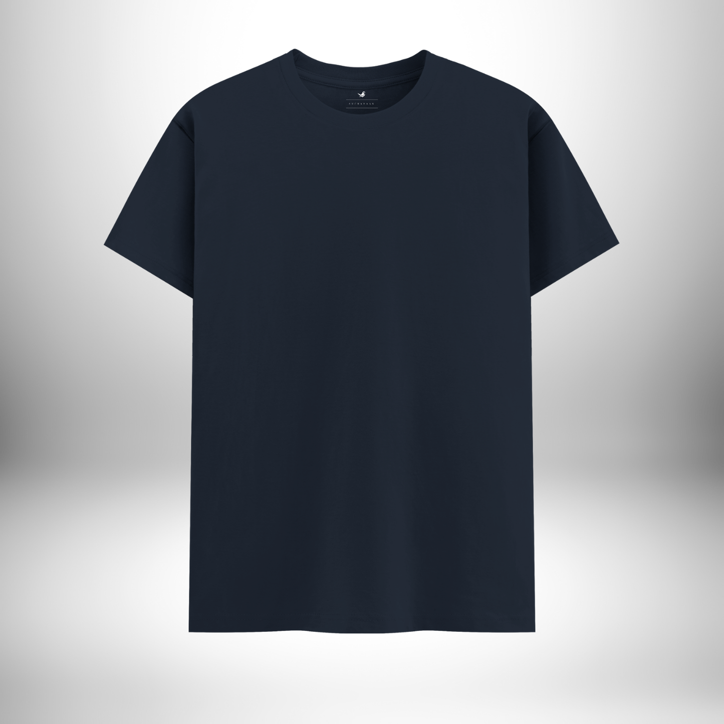 Signature Navy Blue Round Neck T-Shirt – The Perfect Blend of Comfort, Style, and Everyday Elegance