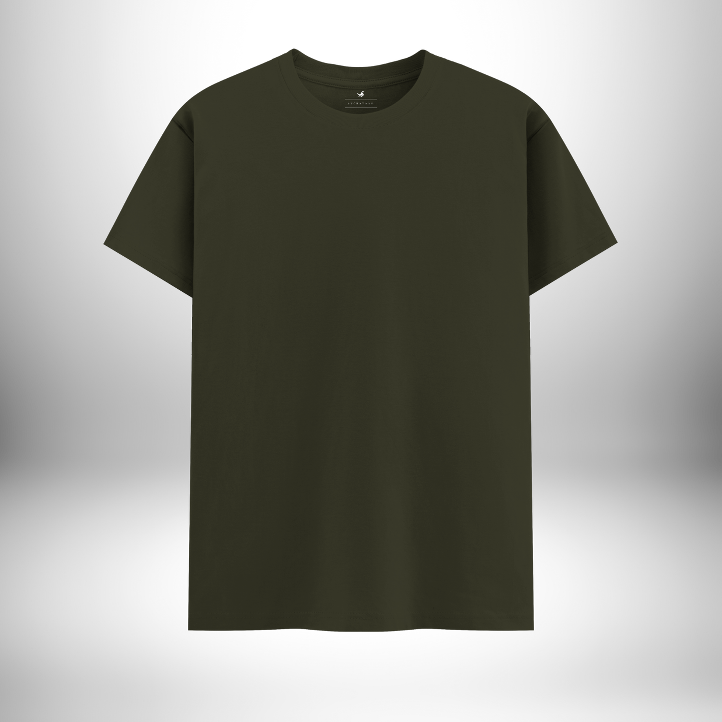 Olive Green Round Neck T-Shirt – The Perfect Balance of Comfort, Style, and Earthy Elegance!
