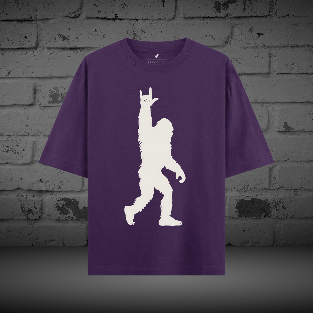 Guerrilla Rockstar Oversized Tee – Rebel in Style!