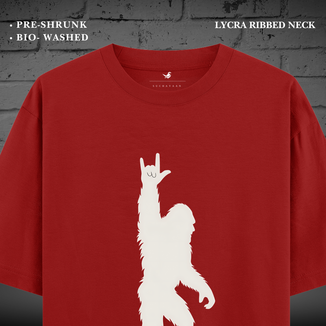 Guerrilla Rockstar Oversized Tee – Rebel in Style!