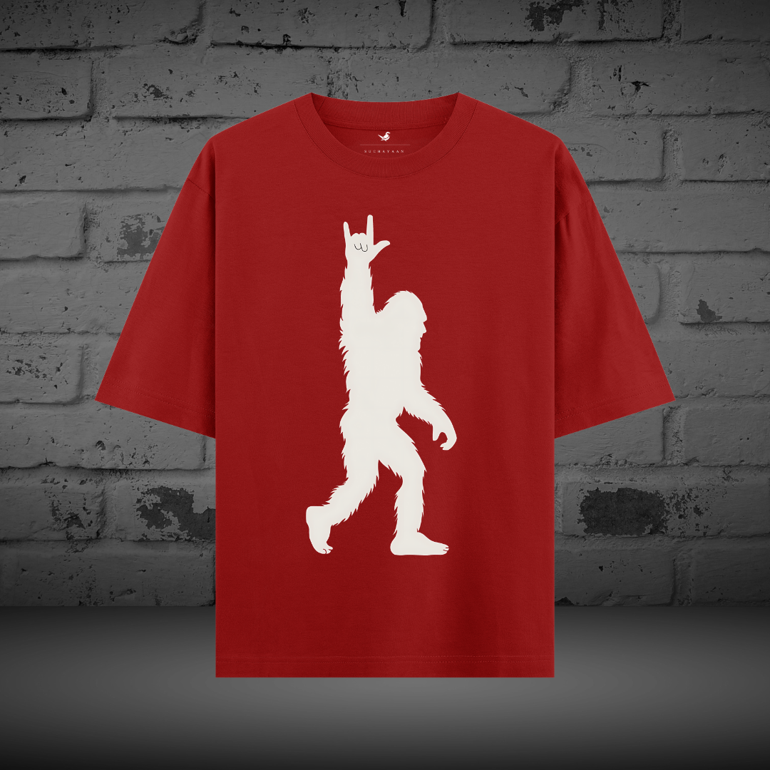 Guerrilla Rockstar Oversized Tee – Rebel in Style!