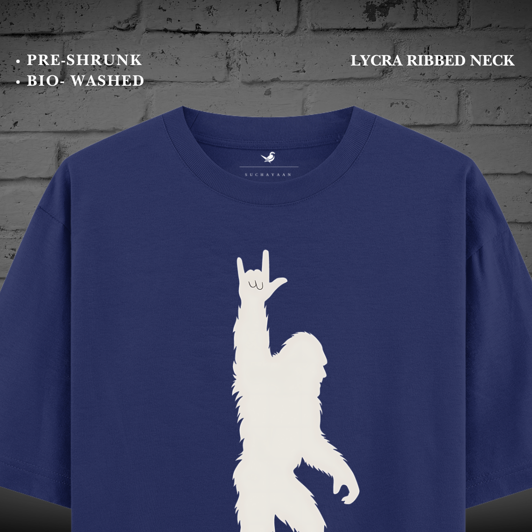 Guerrilla Rockstar Oversized Tee – Rebel in Style!