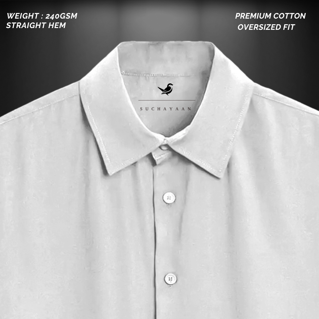 Unmatched Comfort: 240 GSM Oversized Shirt