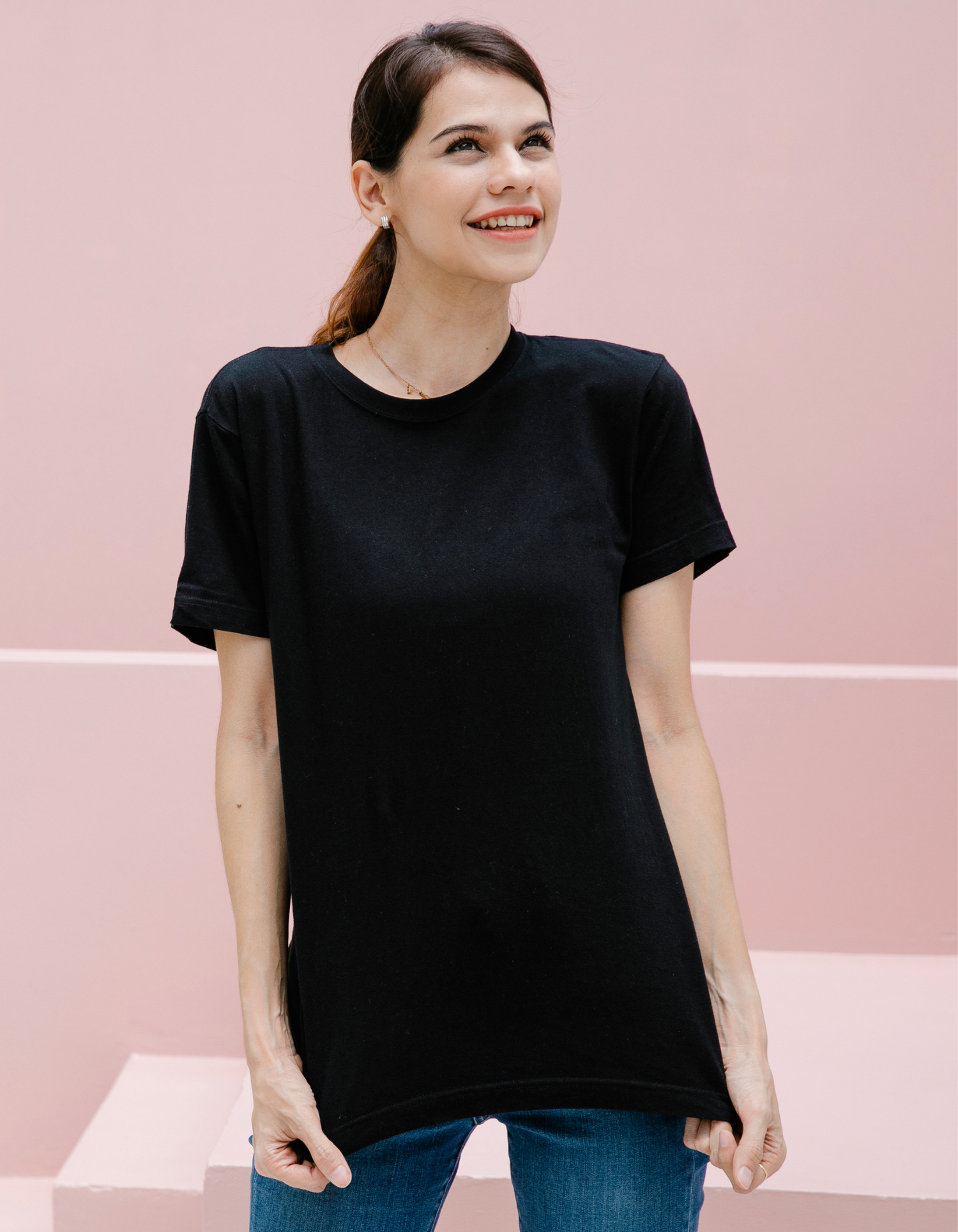 Classic Round Neck Tops - For Her