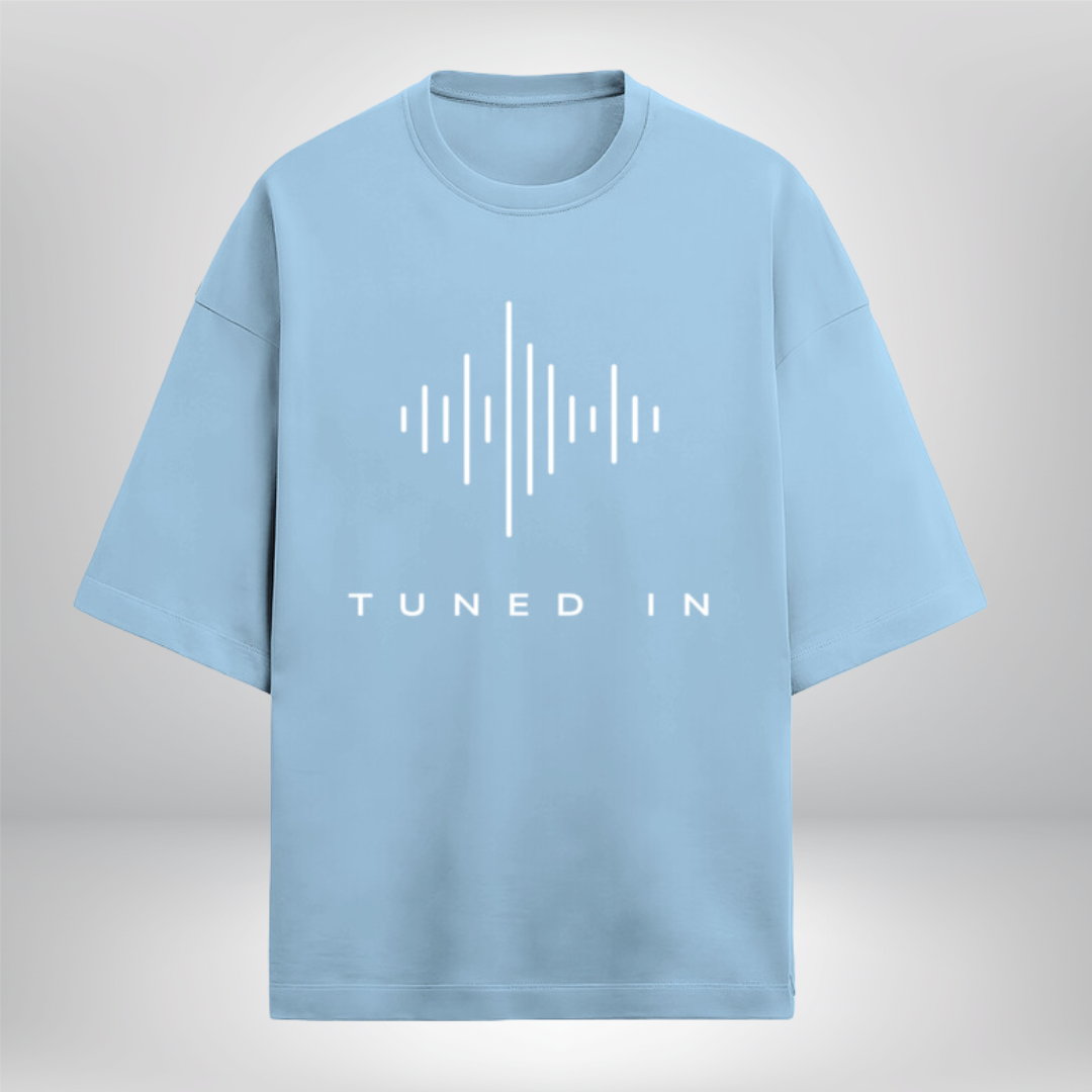 Tuned In – Our Exclusive Minimalist Unisex Terry Oversized T-Shirt, Perfectly Crafted for Every Season!