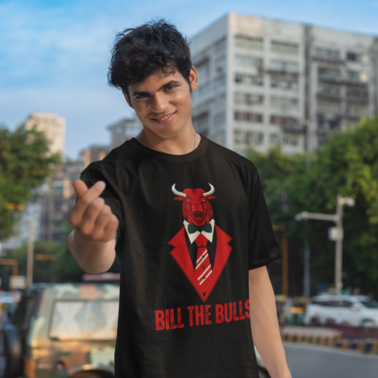 Bill the Bulls – The Ultimate Trendy Oversized T-Shirt for Your Wardrobe!