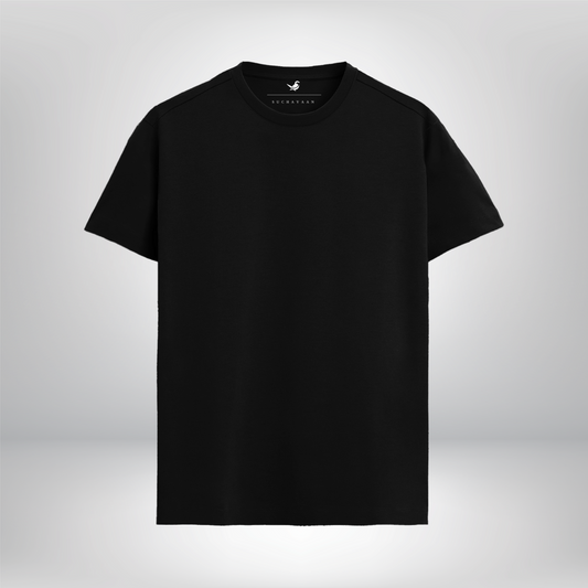 Bold & Plain Black Supima T-shirt!