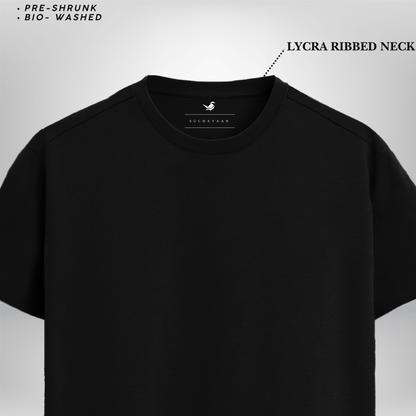 Bold & Plain Black Supima T-shirt!