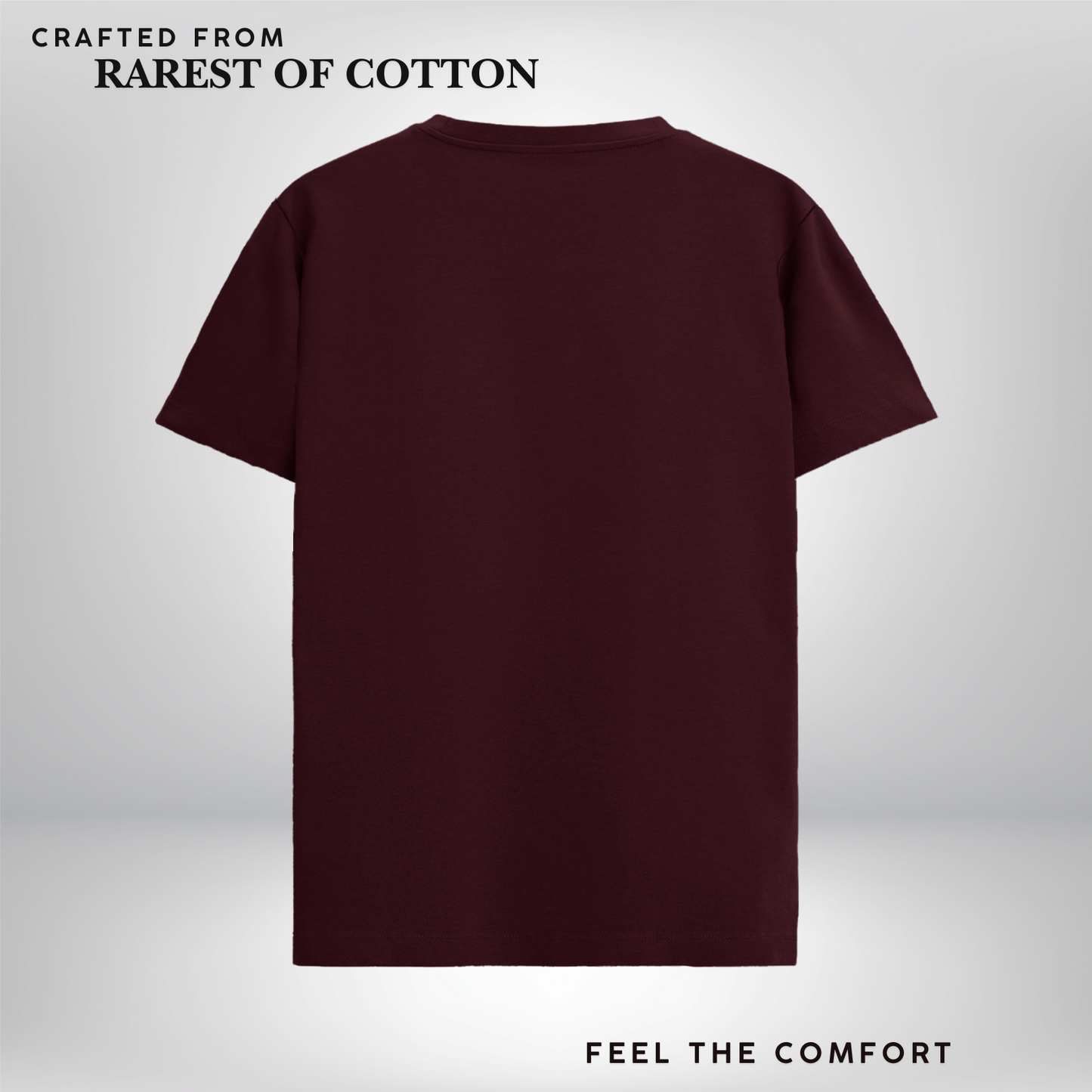 Simply Supreme: Maroon Plain Supima T-shirt!