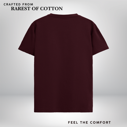 Simply Supreme: Maroon Plain Supima T-shirt!