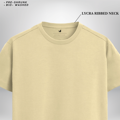 Luxorious & Premium - Beige Supima T-shirt!