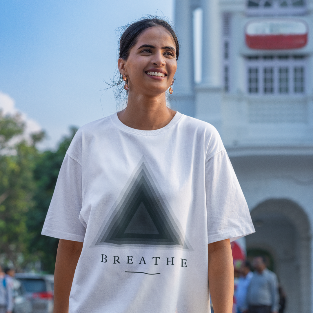 Breathe Easy, Be Free, Embrace Comfort– The Perfect Oversized Tee for Your Style!