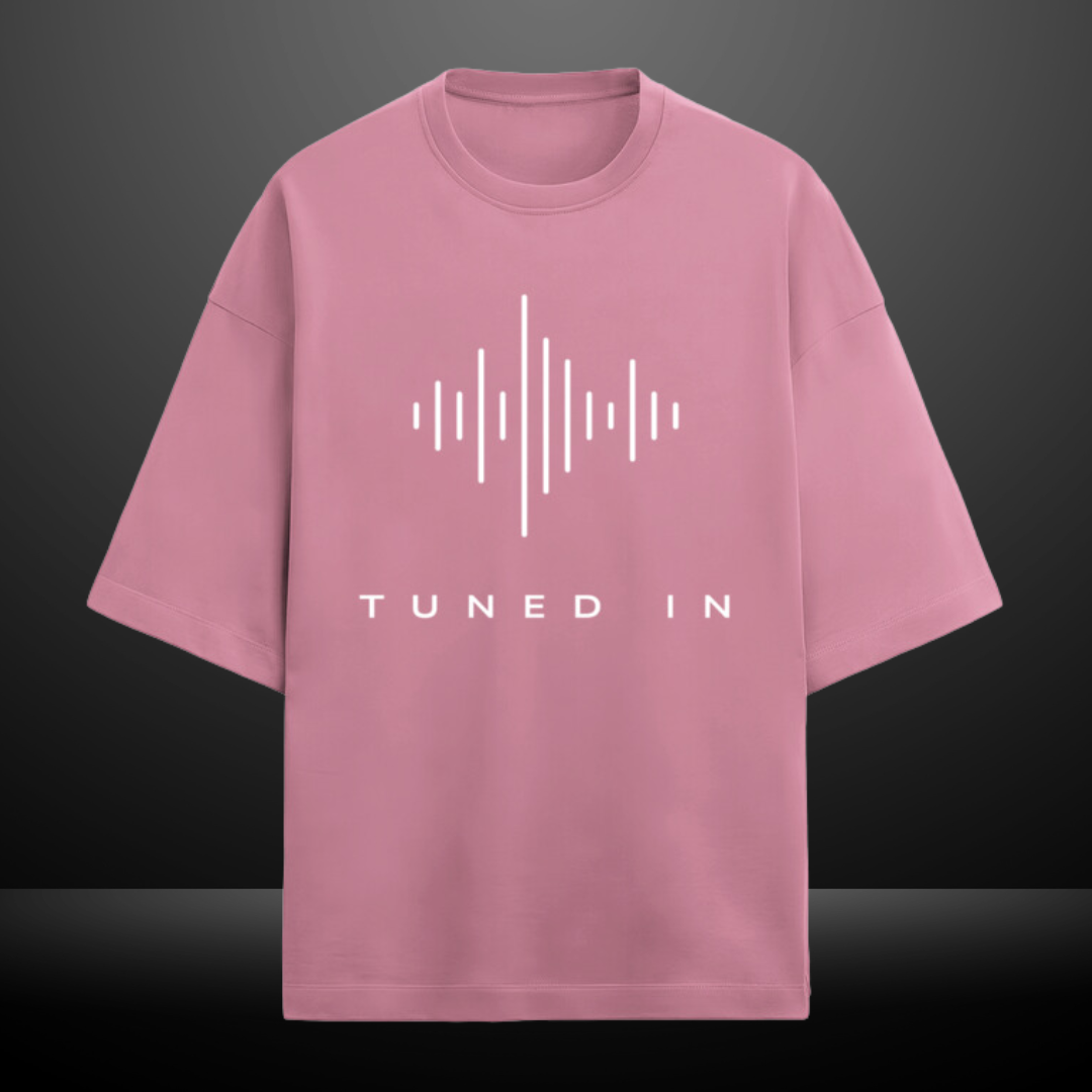 Tuned In – Our Exclusive Minimalist Unisex Terry Oversized T-Shirt, Perfectly Crafted for Every Season!