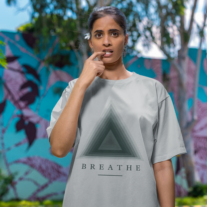 Breathe Easy, Be Free, Embrace Comfort– The Perfect Oversized Tee for Your Style!