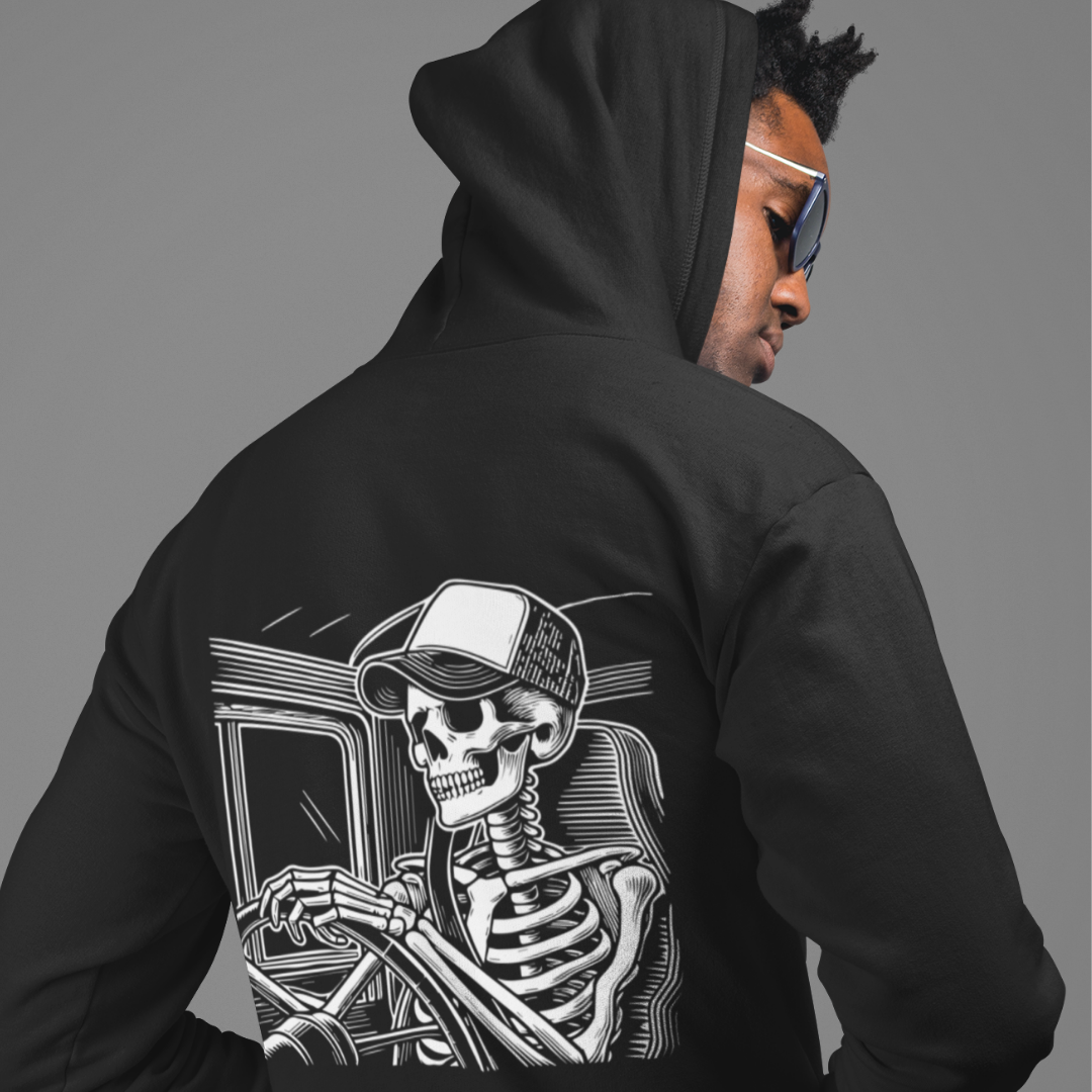 Skull Rider Apparel: Wear Your Inner Rebel - A Perfect Oversized Hoodie for this winter!