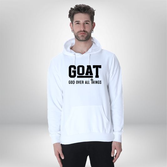 GOAT – God Over All Things – Unisex Hoodie for Those Who Believe in Divine Power Above All