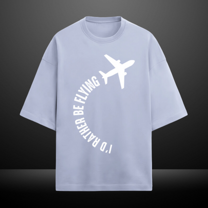 Skyward Soul: The Perfect Unisex Oversized Terry T-Shirt!