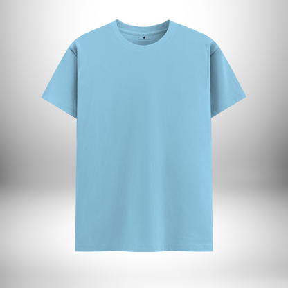 Baby Blue Round Neck T-Shirt – A Gentle Touch of Calmness, Style, and Everyday Comfort!