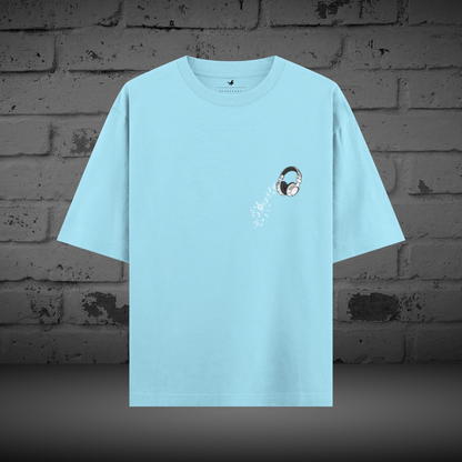Rhythm Waves Oversized Unisex Tee – Groove to the Beat!