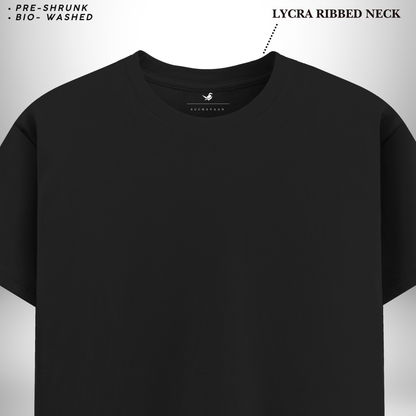 Essential Black Round Neck T-Shirt – The Perfect Blend of Comfort, Style, and Everyday Elegance!