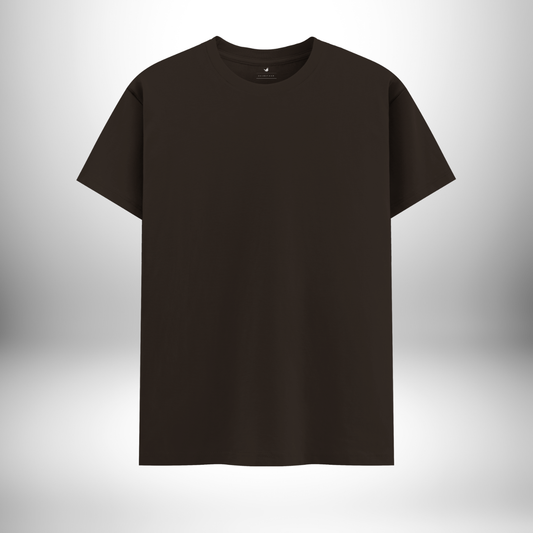 Coffee Brown Round Neck T-Shirt – The Rich Blend of Comfort, Style, and Everyday Sophistication!