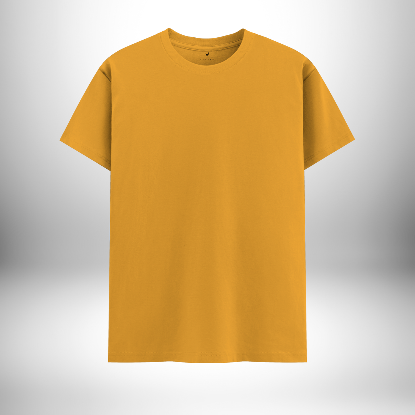 Golden Yellow Round Neck T-Shirt – Radiating Warmth, Comfort, and Everyday Sophistication!