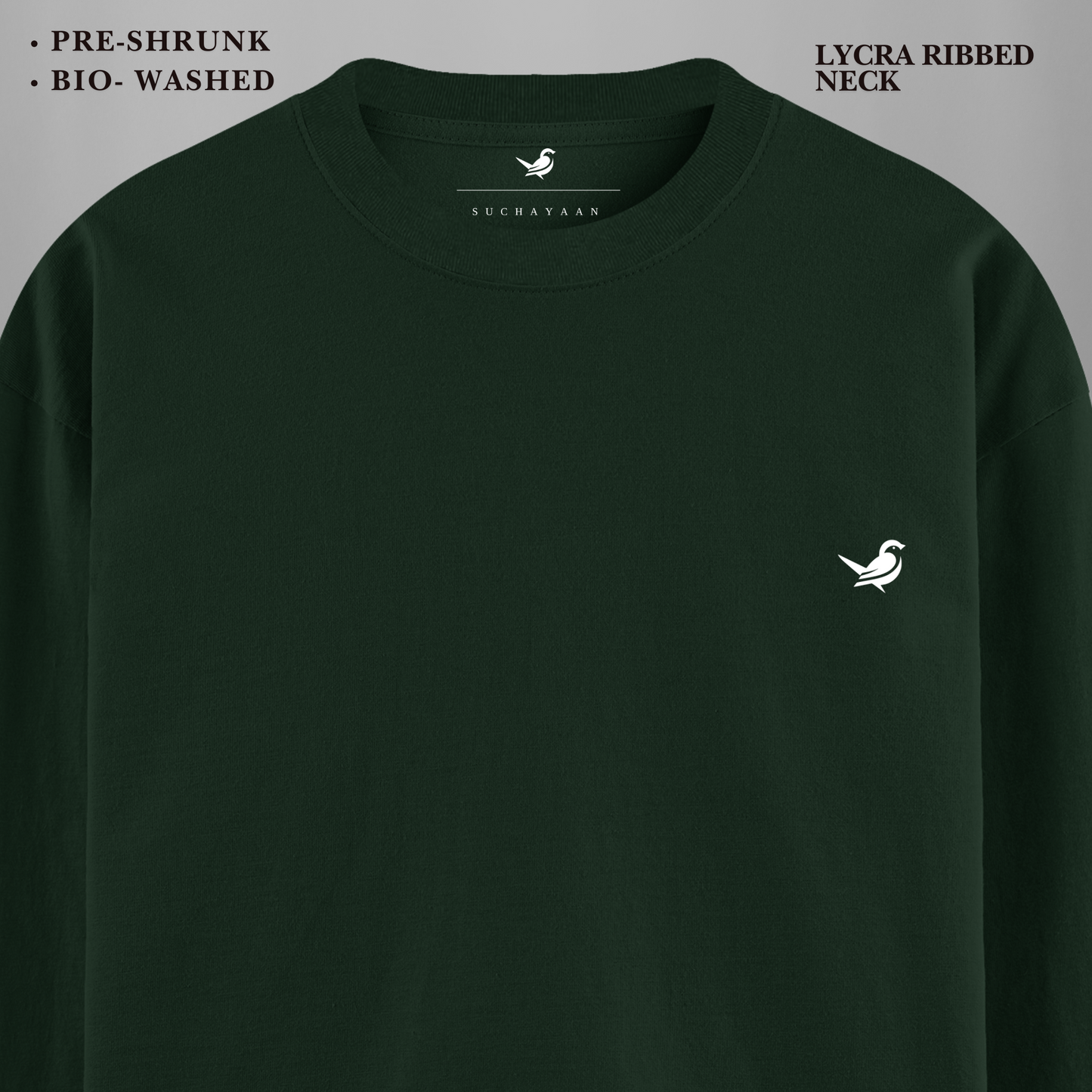 Pure Essence Full-Sleeve T-Shirt – A Timeless Staple for Effortless Style