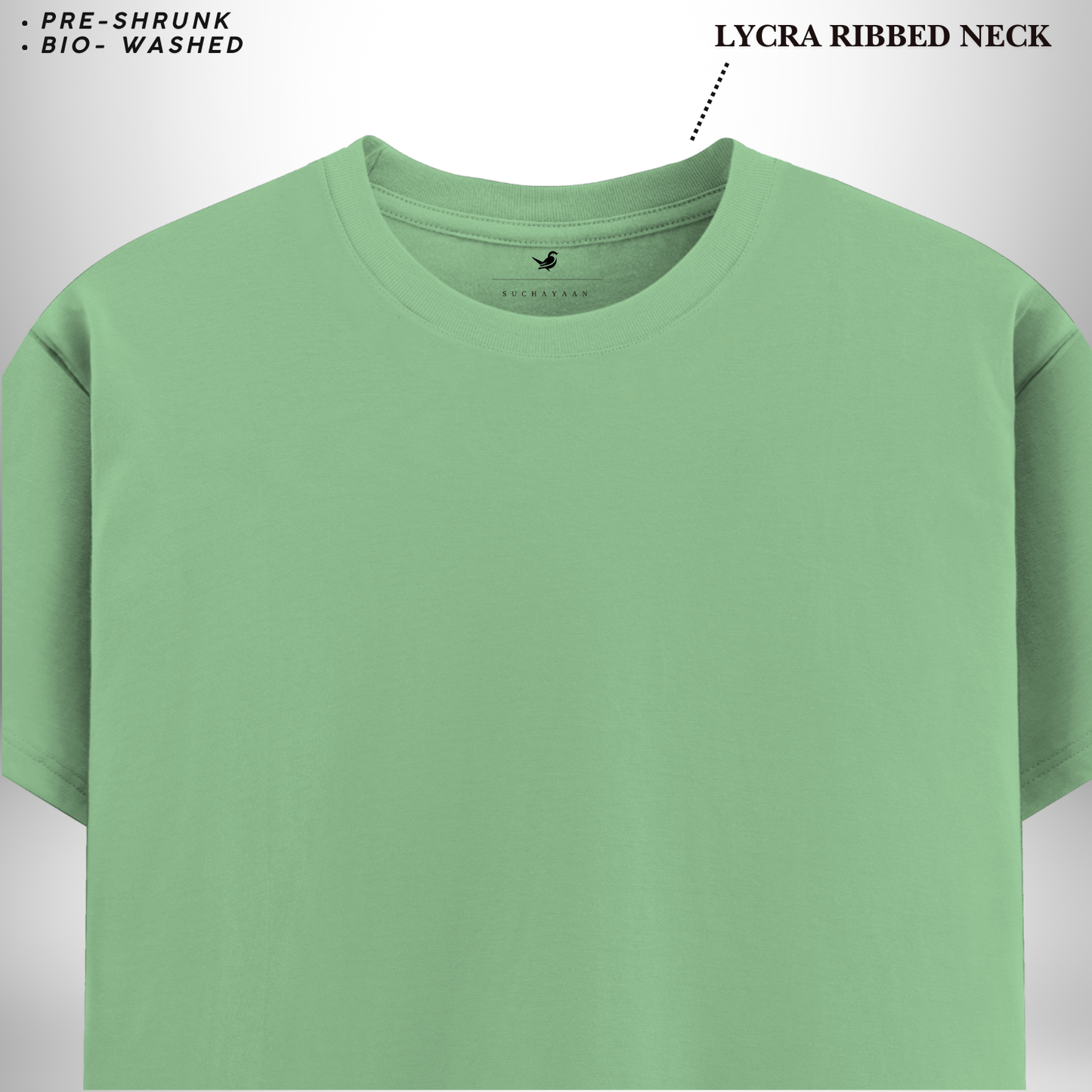 Jade Round Neck T-Shirt – A Timeless Blend of Elegance, Comfort, and Natural Sophistication!