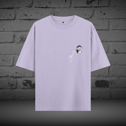 Rhythm Waves Oversized Unisex Tee – Groove to the Beat!