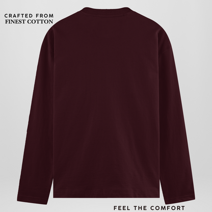 Pure Essence Full-Sleeve T-Shirt – A Timeless Staple for Effortless Style