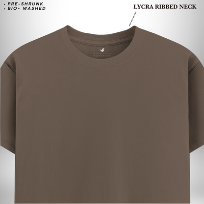 Mushroom Round Neck T-Shirt – Subtle, Stylish, and Perfectly Grounded in Comfort!