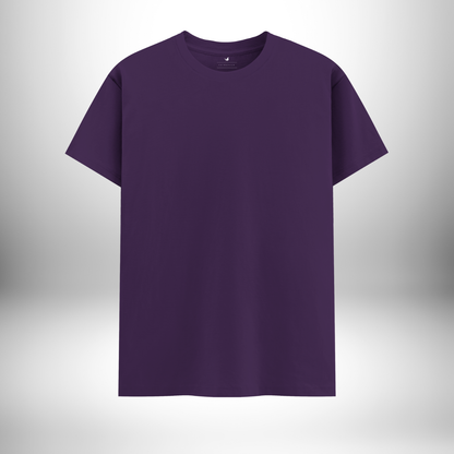 Iconic Purple Round Neck T-Shirt – The Perfect Blend of Comfort, Style, and Everyday Elegance!