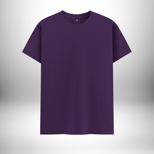 Iconic Purple Round Neck T-Shirt – The Perfect Blend of Comfort, Style, and Everyday Elegance!