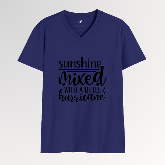 Sunshine & Hurricane – Style with a Twist! The perfect V-neck tee you need this season!