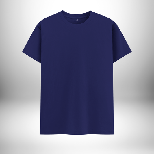 Iconic Royal Blue Round Neck T-Shirt – The Perfect Blend of Comfort, Style, and Everyday Elegance!
