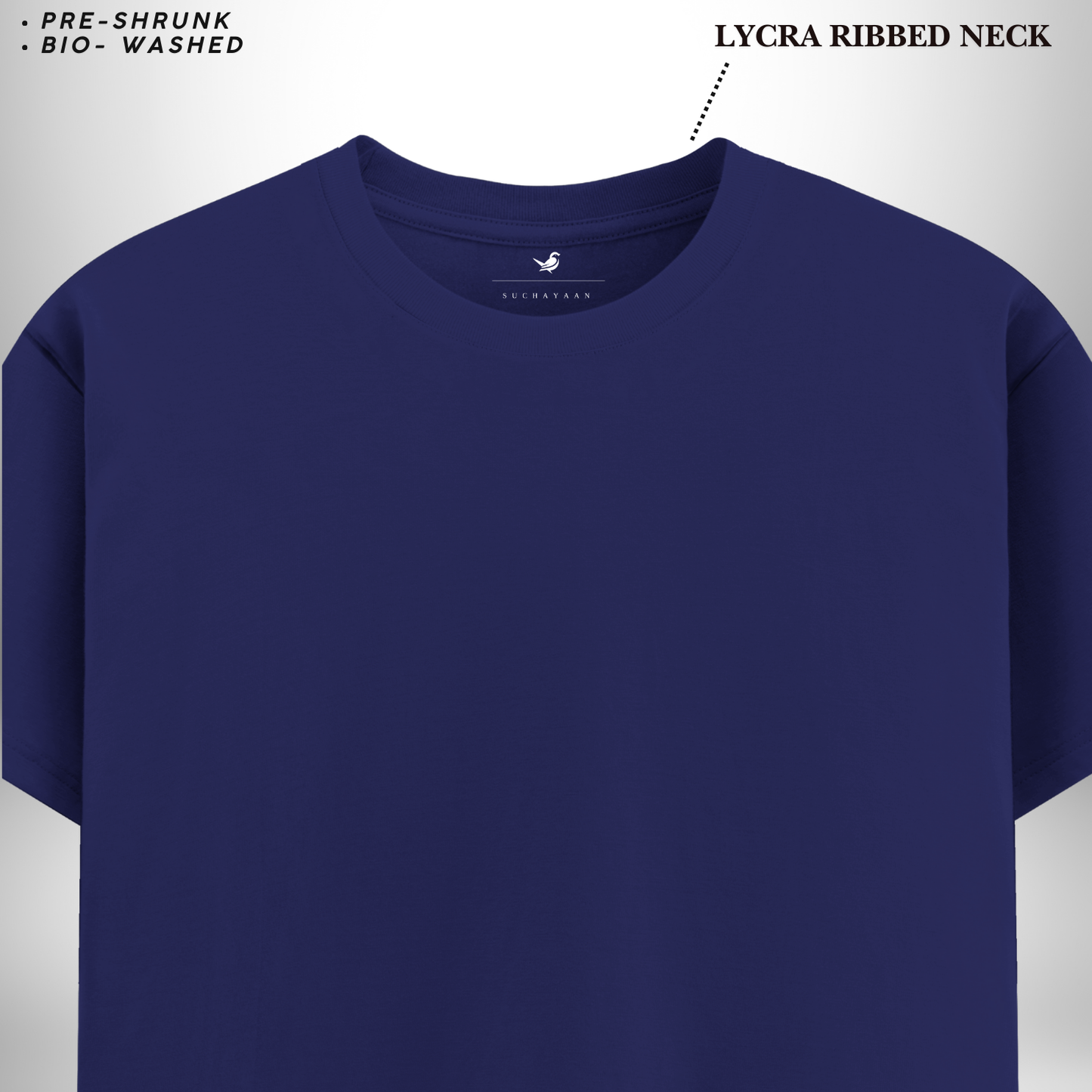 Iconic Royal Blue Round Neck T-Shirt – The Perfect Blend of Comfort, Style, and Everyday Elegance!