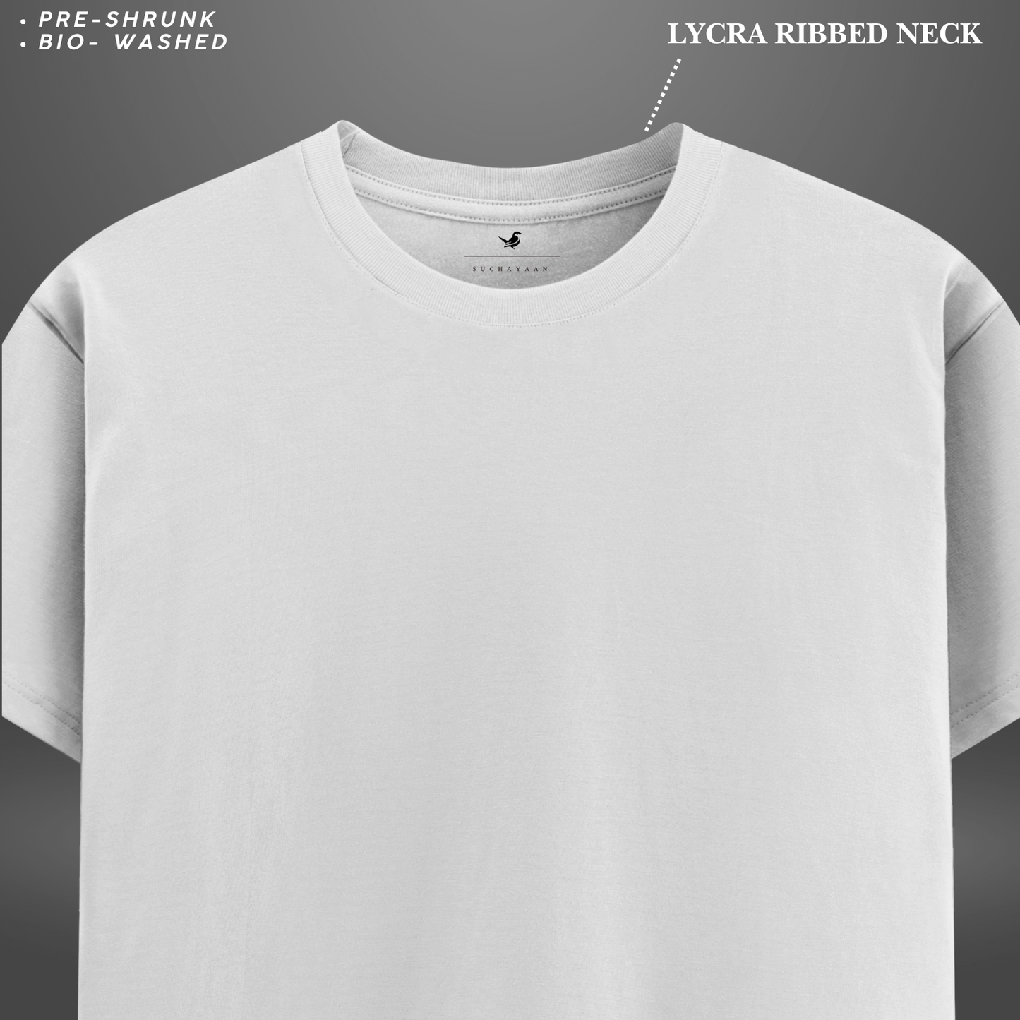 Signature White Round Neck T-Shirt – The Perfect Blend of Comfort, Style, and Everyday Elegance