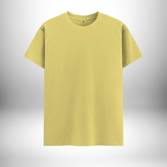 Yellow Round Neck T-Shirt – A Burst of Energy with Comfort, Style, and Vibrancy!